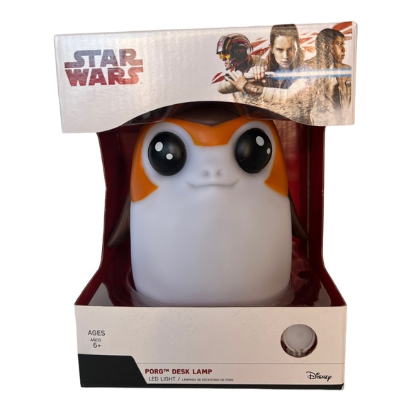 Star Wars The Last Jedi Porg Desk Lamp Collectible New Unopened Box - Picture 6 of 8